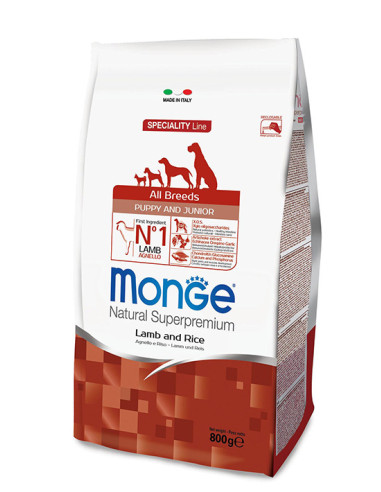 MONGE ALL BREED PUPPY AGNELLO RISO KG.12