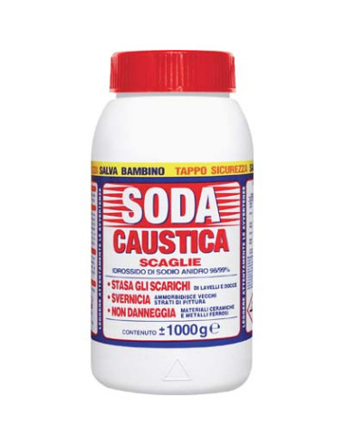 SODA CAUSTICA A SCAGLIE KG.1