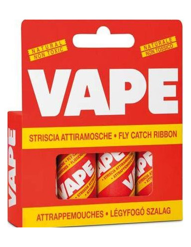 STRISCIA ATTIRAMOSCHE VAPE BLISTER 4 PEZZI