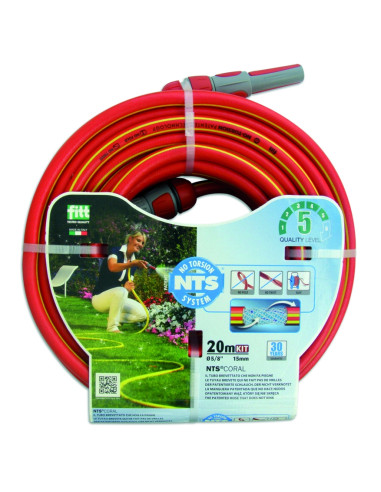 TUBO MAGLIATO NTS Red 1/2 20 MT - KIT